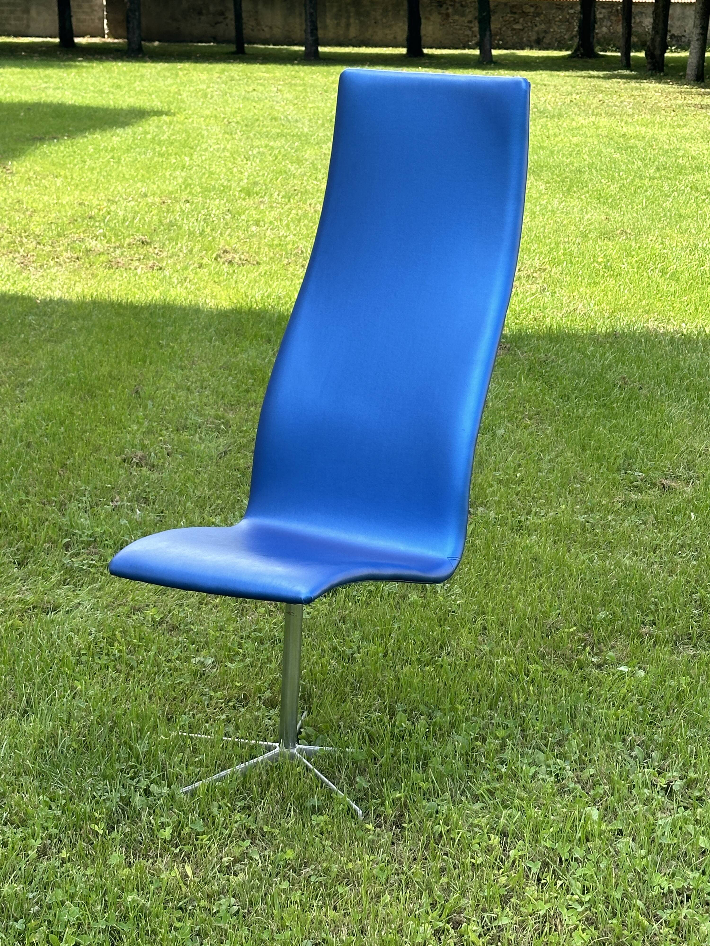 Chaise haute Oxford mod 316 arne jacobsen design années 70