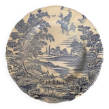 Assiette plate en faïence "English Style "