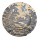 Assiette plate en faïence "English Style "