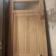 Old Haussmannian door 83x219.5cm with glazed transom frame.