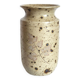 Pyrite stoneware vase