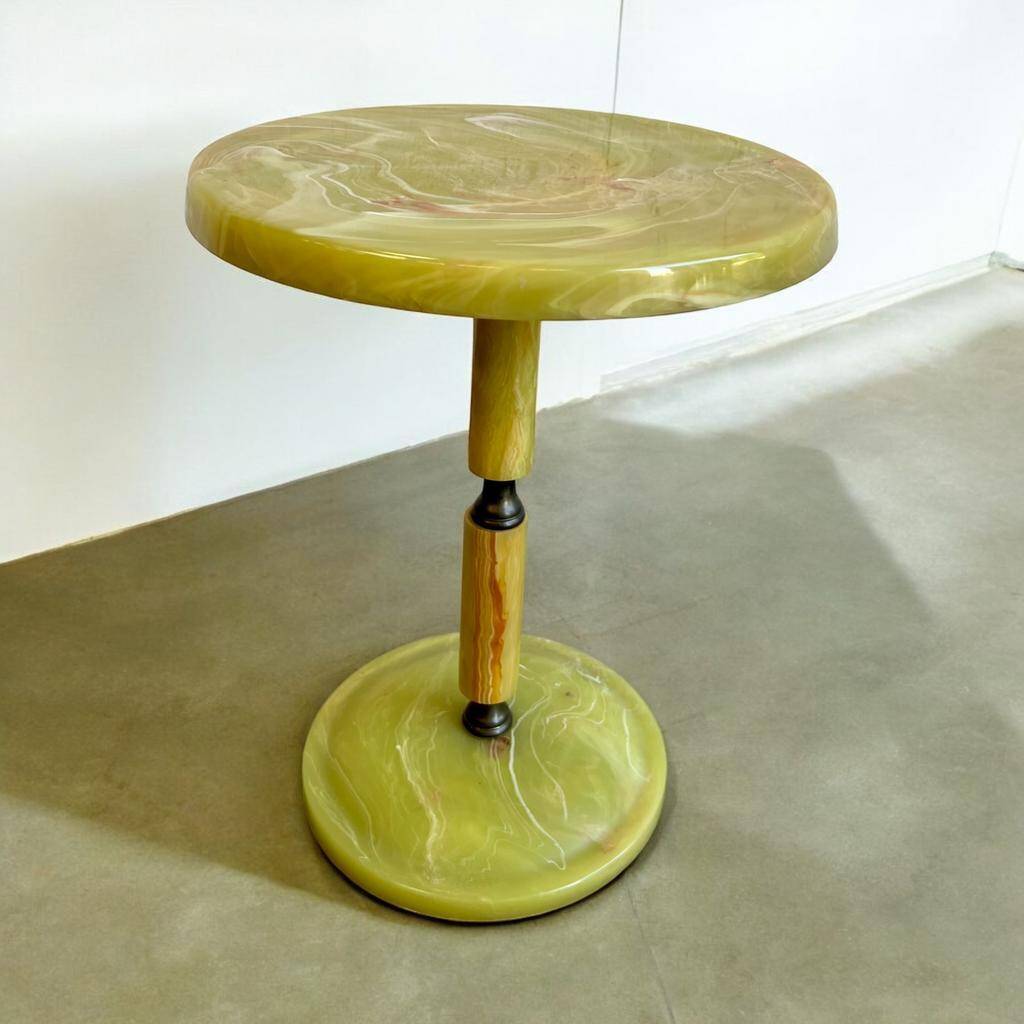 Onyx vintage side table / side table / plant stand