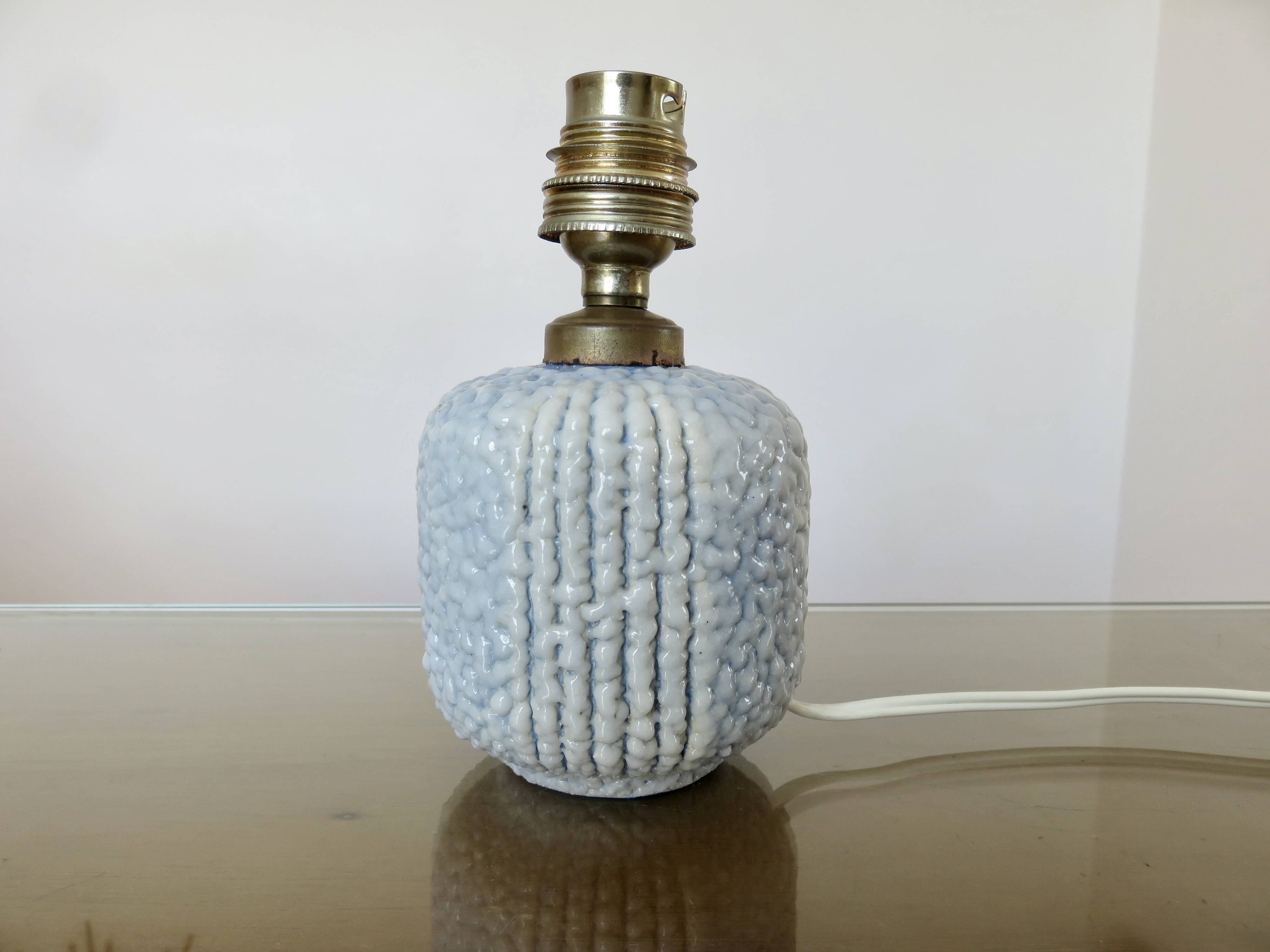 Primavera, small crumpled ceramic lamp