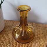 Small amber vase 70's