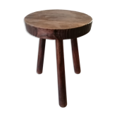 Tabouret bois tripode