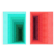 2 impressions d'art géométriques