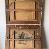 Pair of Impressionist Oil Paintings of Vintage and Antique Landscapes