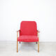 Red feet compass Chair wood