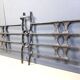 Large vintage brutalist wall sculpture, 1970s