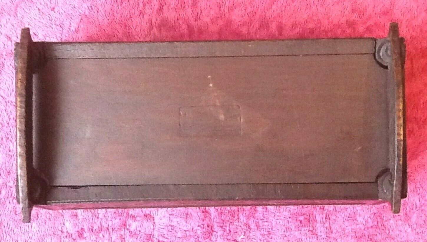 Breton style doll furniture cradle rocking carved and openwork wood...