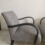 Pair of Art Deco armchairs