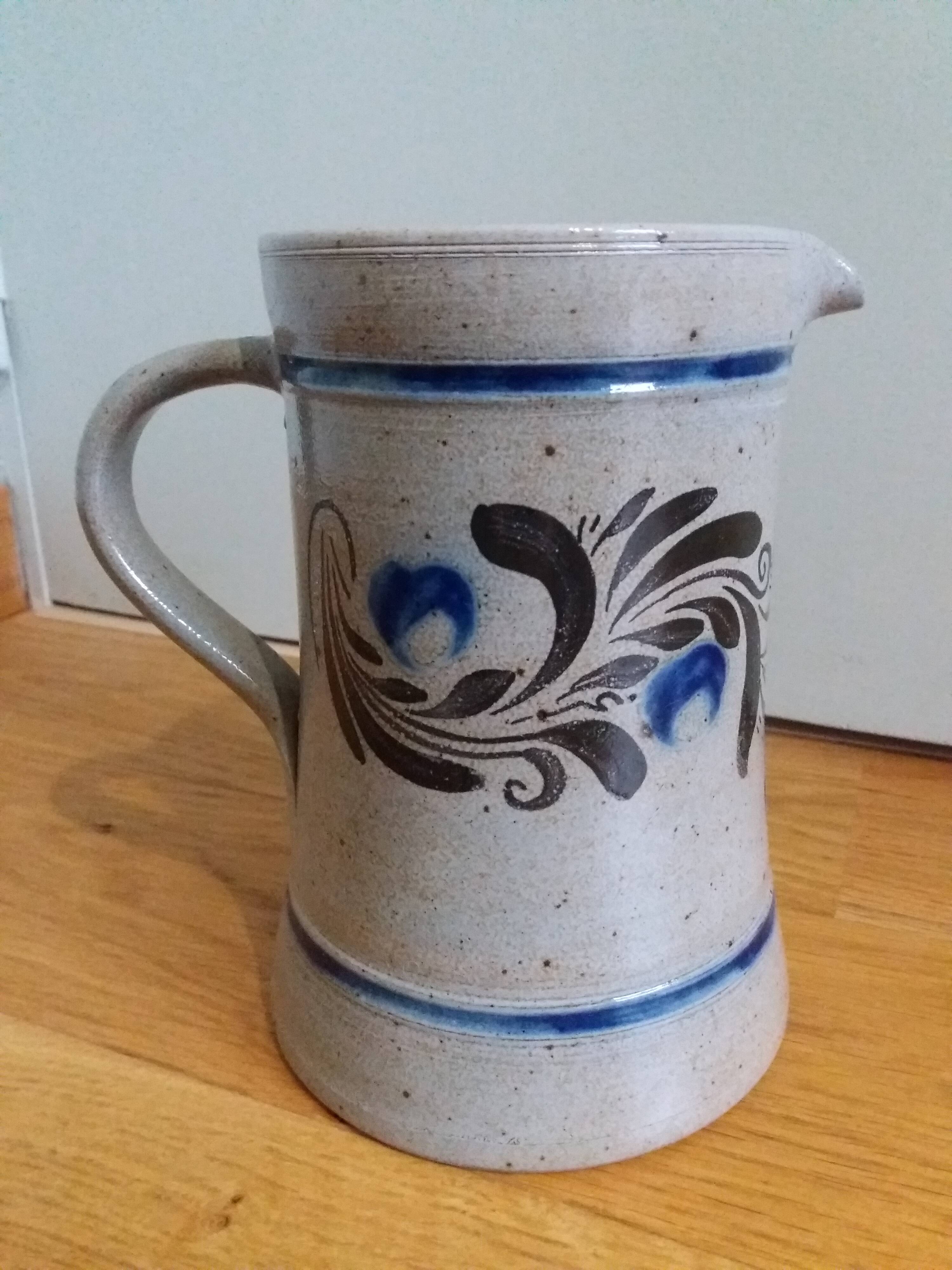 Stoneware jug from Alsace