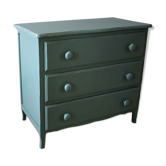 Commode vintage verte