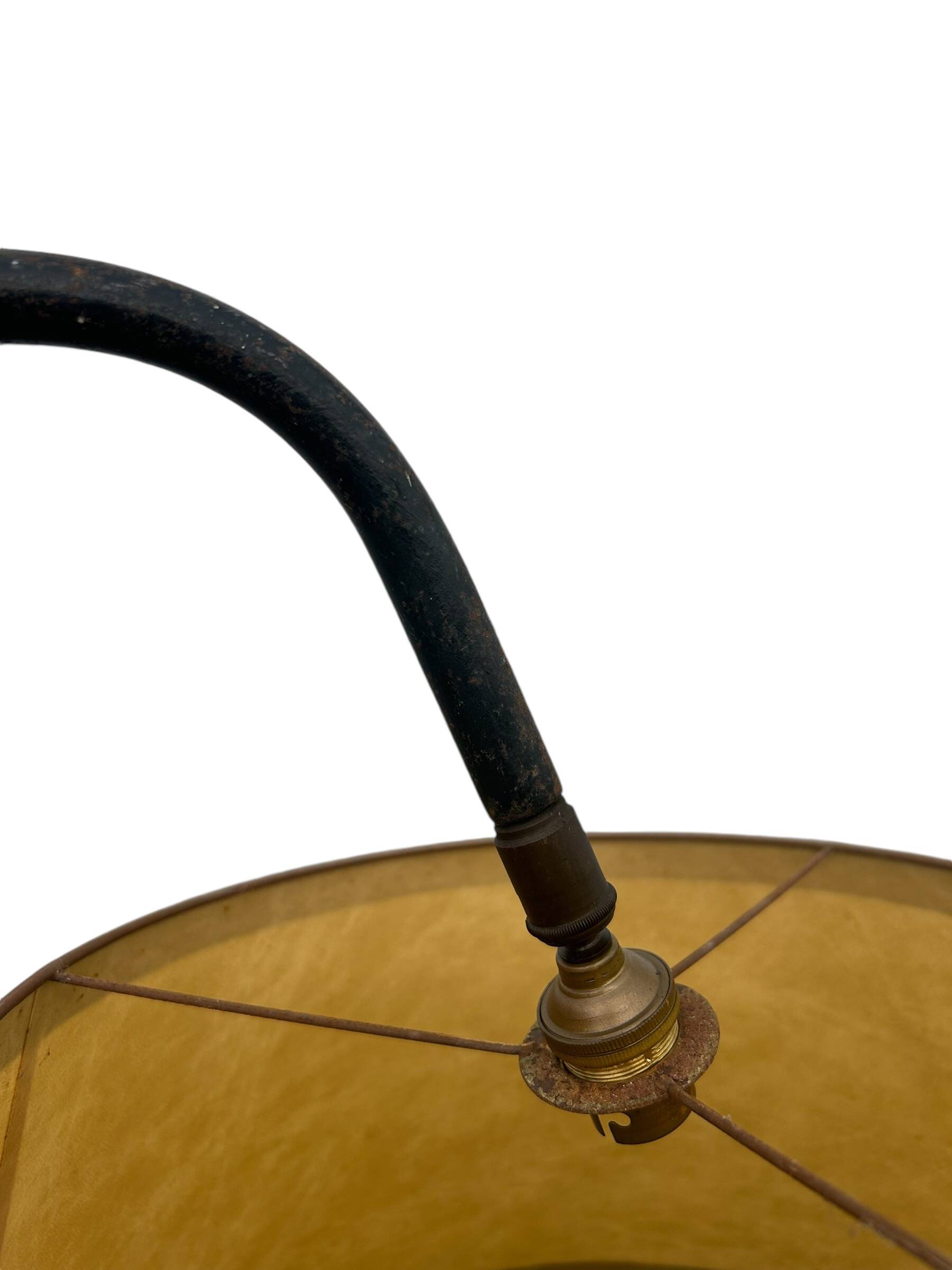 wrought iron lamp by Jean Royére