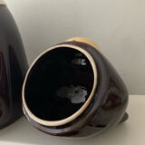 Vintage ceramic glazed bear biscuit jar