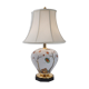 Giulia Mangani porcelain lamp chinoiserie with lychee, 1950`s ca, Italian