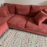 Berber Beni Ouarain handmade rug with small colorful polka dots