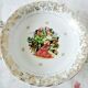 B&C° Bernardaud Limoges fruit bowl with golden frieze, Japanese decor, 24cm N56