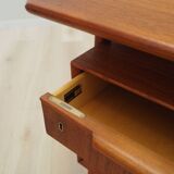 Teak desk, Danish design, 1970s, manufactured by Omann Jun