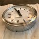Industrial clock lepaute polished edges rounded 31 cm