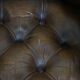 Fauteuil Chesterfield vintage en cuir de vache anglais