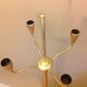 Four-fire retro brushed brass lamppost, 30-40s