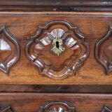 Antique Carved Walnut Chest of Drawers, 17th Century