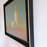 Surreal composition, Serge Carré, 60s, oil on canvas