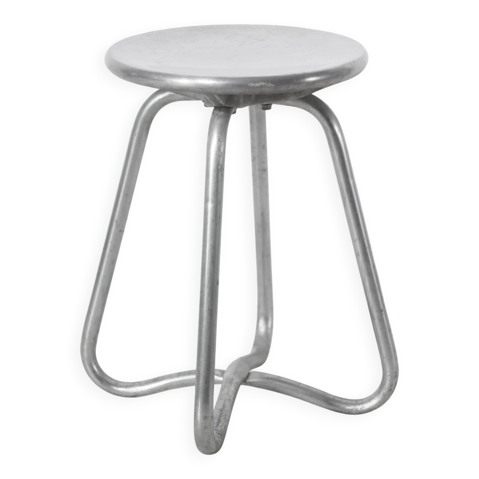 tubular design stool in aluminium cast