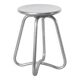 tubular design stool in aluminium cast