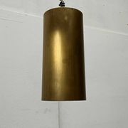Brass tube pendant lamp in mid-century style, 1960s.
