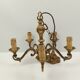 Brass chandelier 5 branches