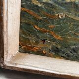 Mid-20th century painting "Tree at Sunset"