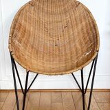 Egg basket armchair