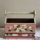 Hand-painted wooden basket – vintage charm and folk authenticity
