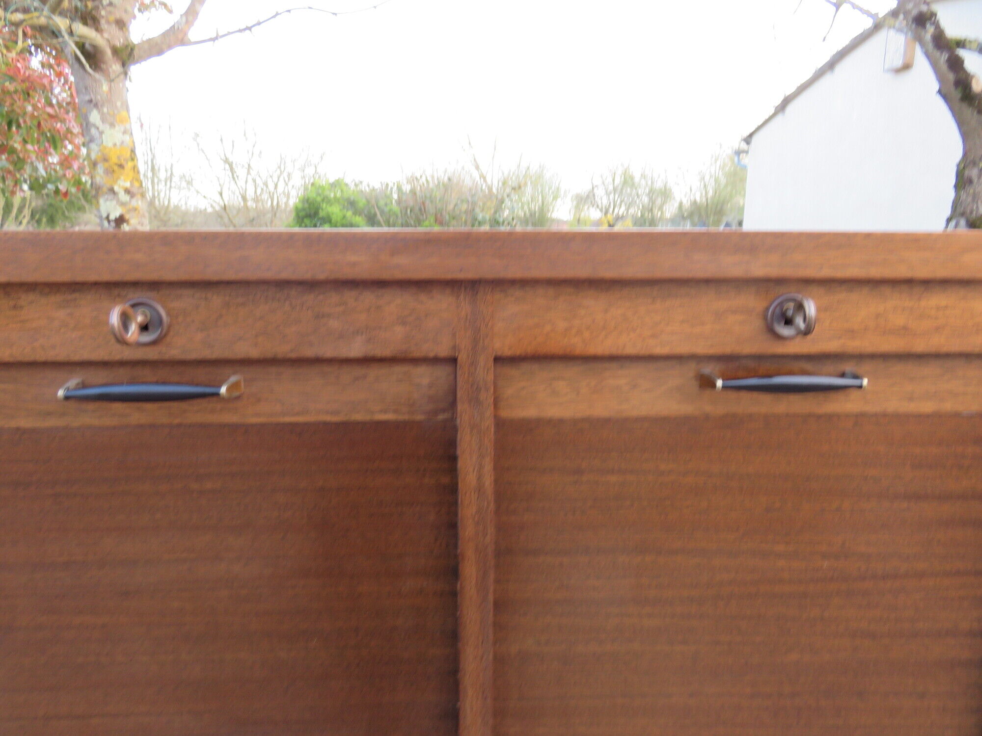Pair of curtain burwood 50s binders