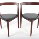 Pair of "Roundette" chairs by Hans Olsen for Frem Rolje, Denmark