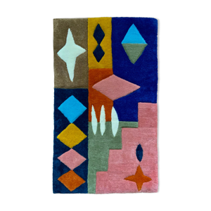 tapis tufté main en