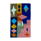 Tapis tufté main en laine 130x80cm