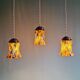Murano glass pendant/lamp (4 available), Mid-century
