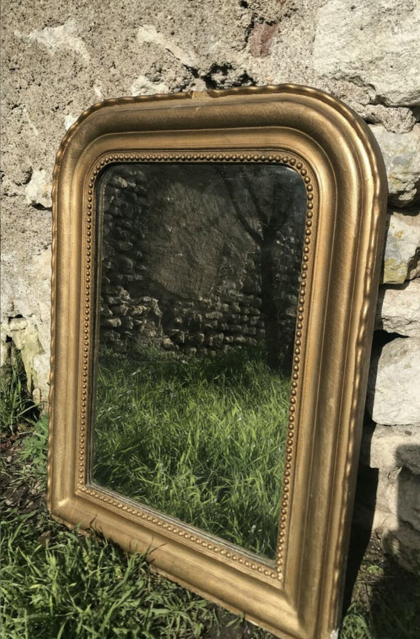 Golden old mirror 63x49