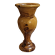 Turned olive wood vase
