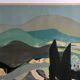 Roger muhl, grasse landscape. original lithograph signed in pencil