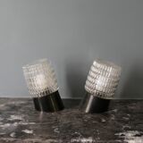 Pair of vintage 1960 bakelite wall lights