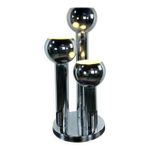 Vintage Space Age chrome table lamp 1970s