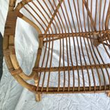 Rattan bench