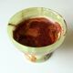 Handcarved onyx footed serving bowl, trinket bowl, vintage from the 1970s