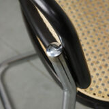 Vintage black B32 Cesca chair by Marcel Breuer, 80s