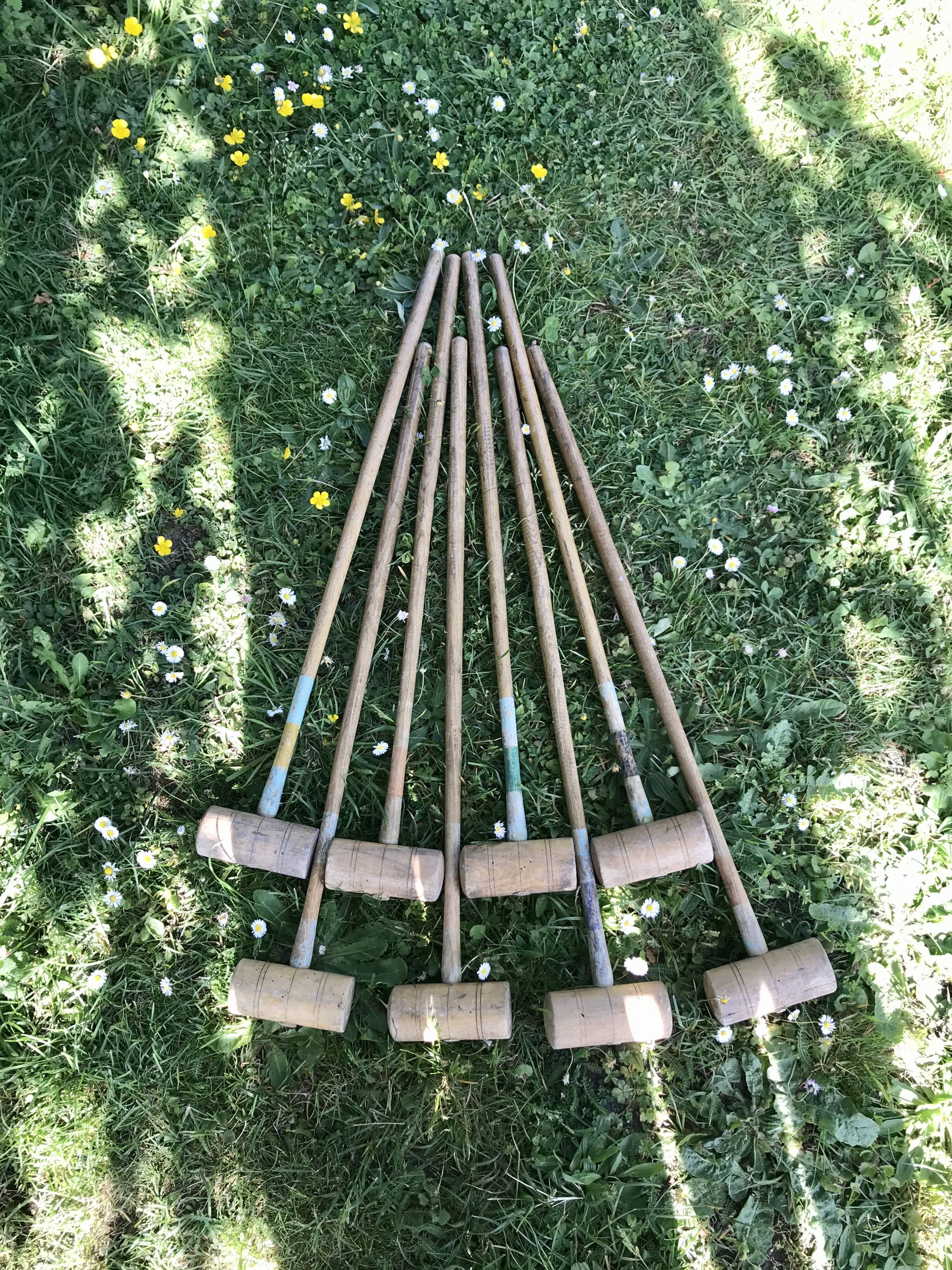 Vintage croquet game 50s-60s