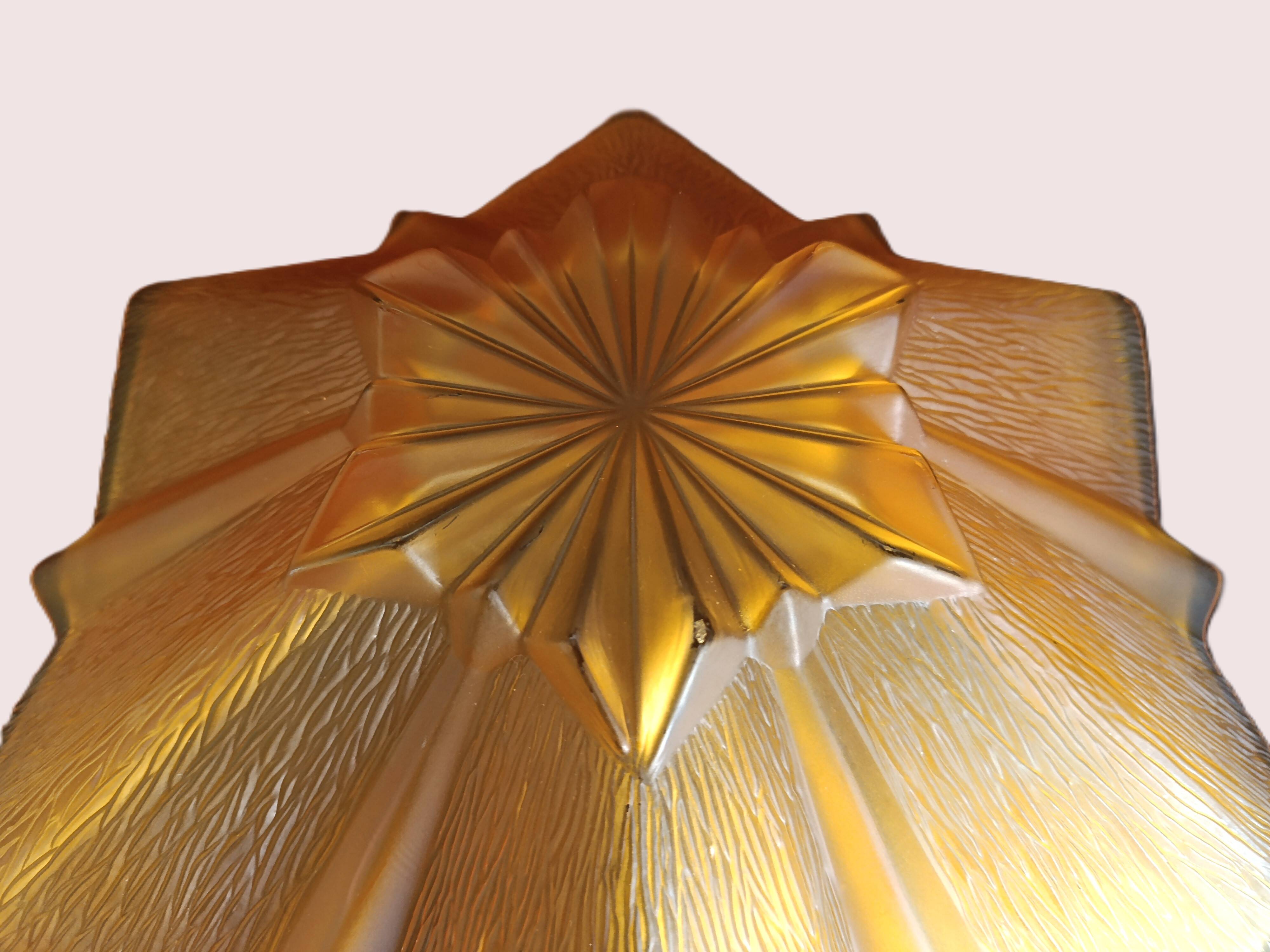 Walther Glass star-shaped glass centrepiece